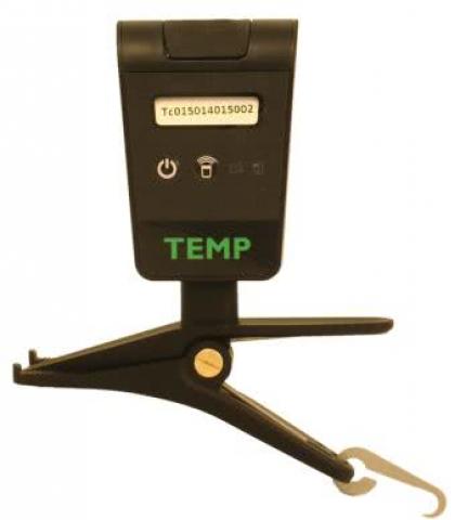 Temperature sensor with clamp metreco